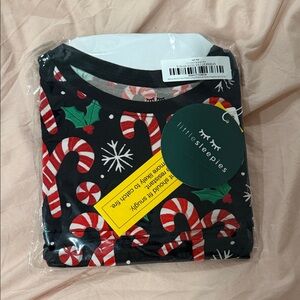 Little Sleepies Candy Cane Pajama Set